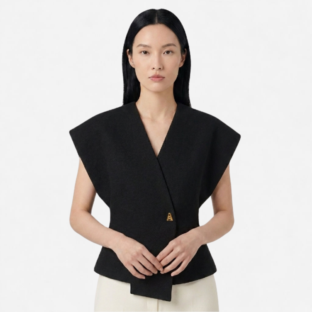 OLDMONEYLOOK | Women’s Classic V-Neck Blouse