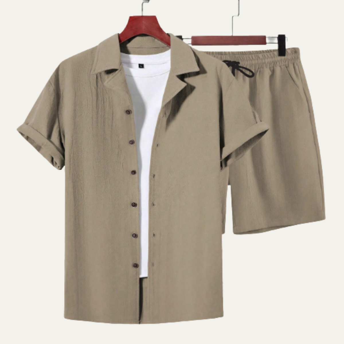 The Stonefield Ridge Men’s Summer Co-Ord Set – Shirt & Shorts
