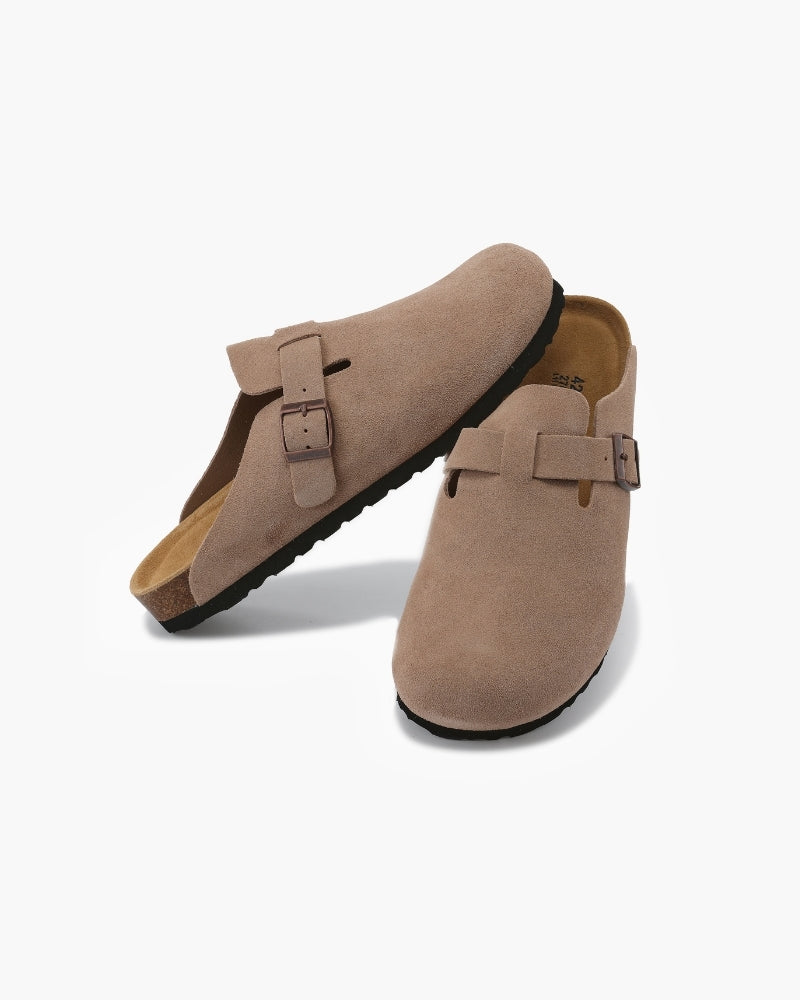 Old Money Suede Clogs
