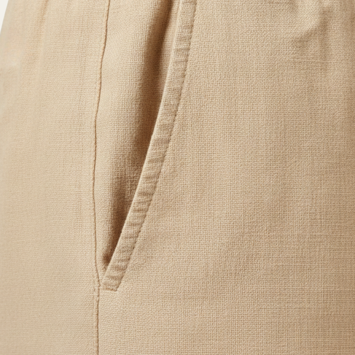 Linen Summer Drawstring Shorts for Men