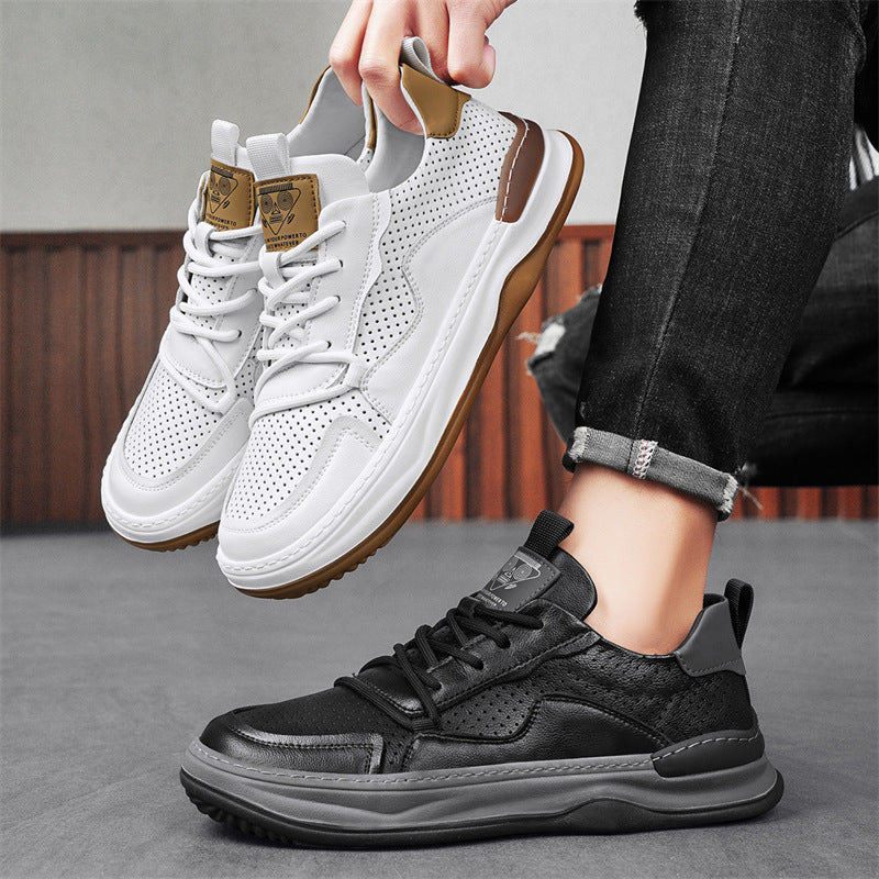 Italian Luxury Genuine Leather Sneakers