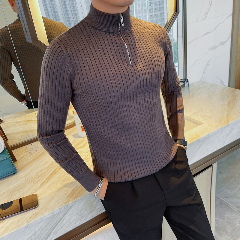 Knitted Collar Sweater