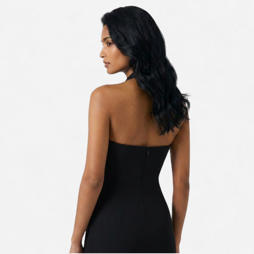 OLDMONEYLOOK | Women’s Refined Halter Maxi Dress