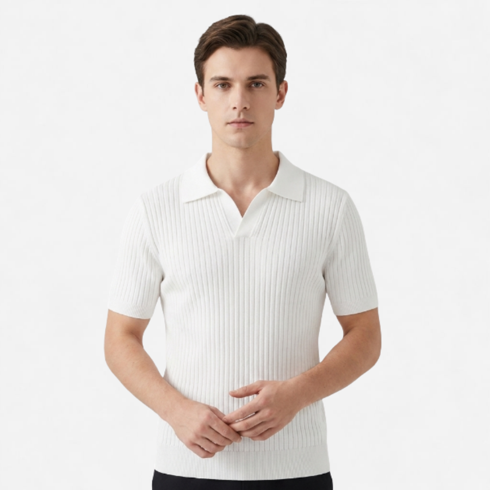 OLDMONEYLOOK | Men’s Heritage Knit Polo Shirt