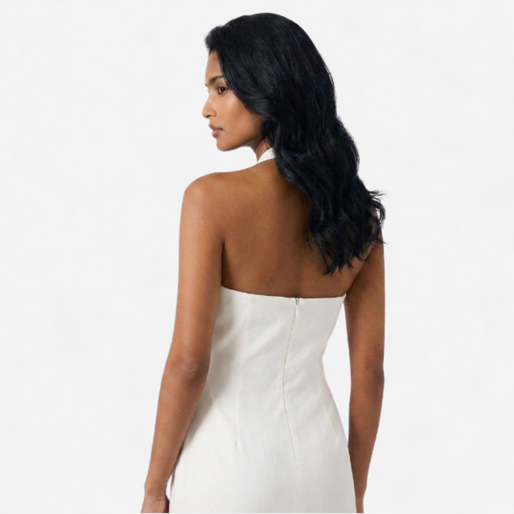 OLDMONEYLOOK | Women’s Refined Halter Maxi Dress