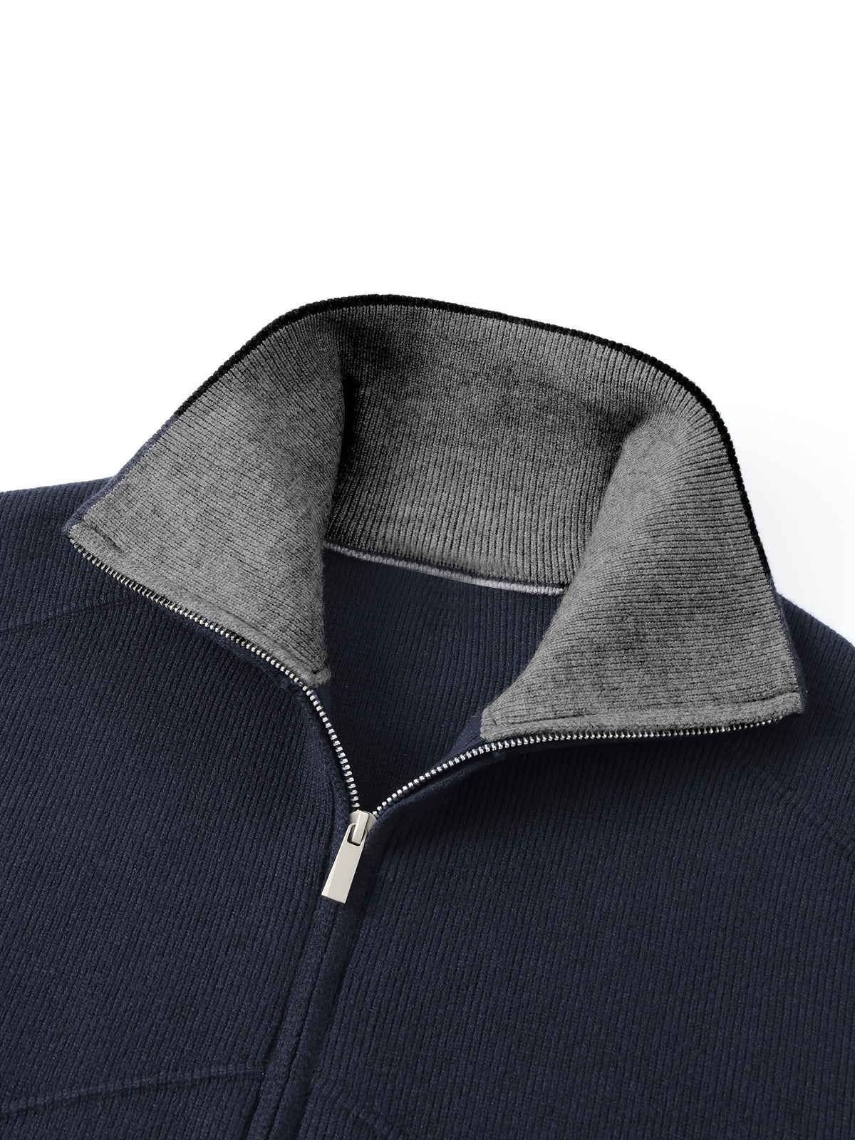 Winslow | Stand-Collar Zip-Up Cardigan