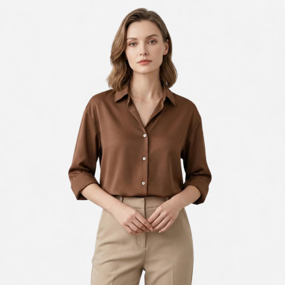 OLDMONEYLOOK | Women’s Classic Long Sleeve Polo Shirt