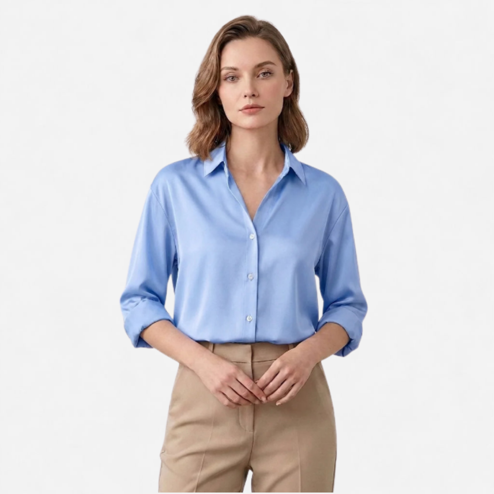 OLDMONEYLOOK | Women’s Classic Long Sleeve Polo Shirt