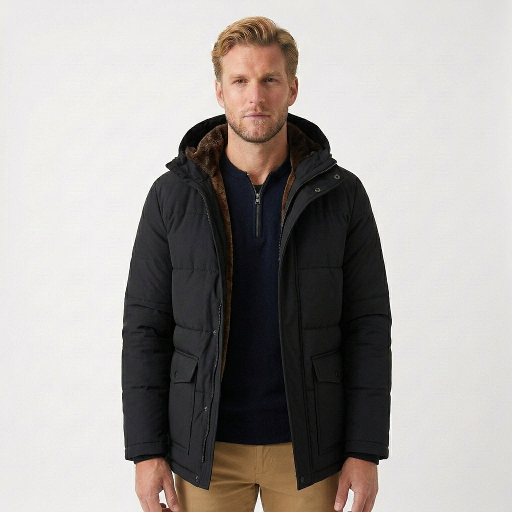 HOLLANDEN | OVERSIZED LAMBSWOOL WINTER COAT FOR MEN