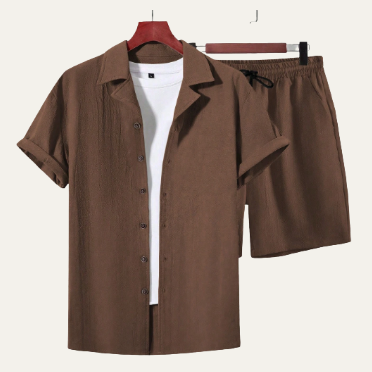 The Stonefield Ridge Men’s Summer Co-Ord Set – Shirt & Shorts
