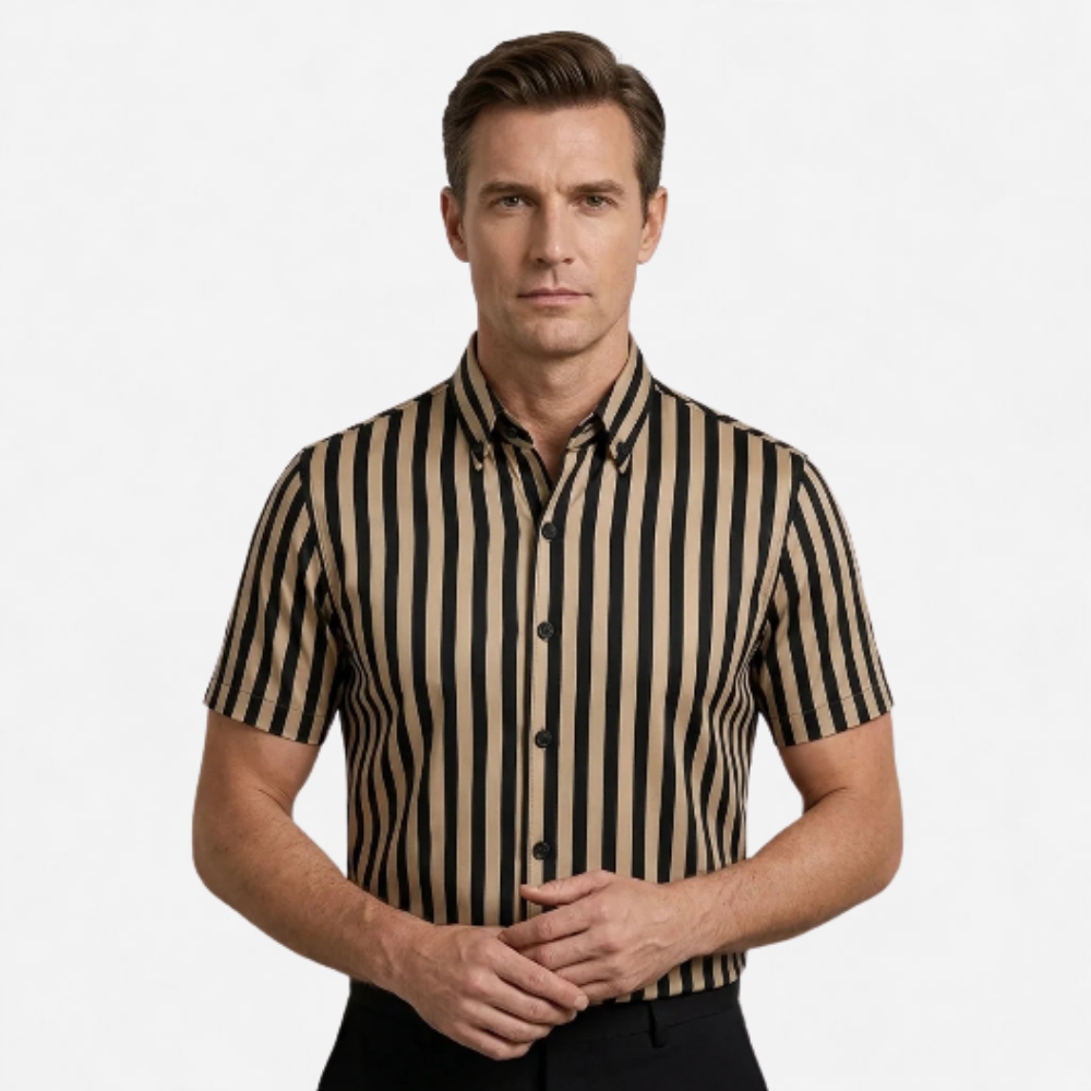 OLDMONEYLOOK | Men’s Heritage Striped Polo Shirt