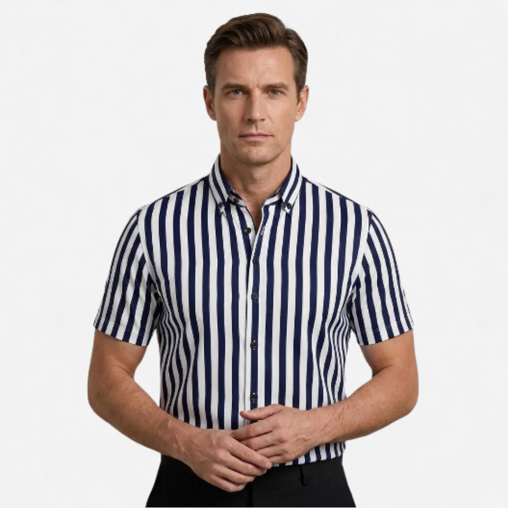 OLDMONEYLOOK | Men’s Heritage Striped Polo Shirt