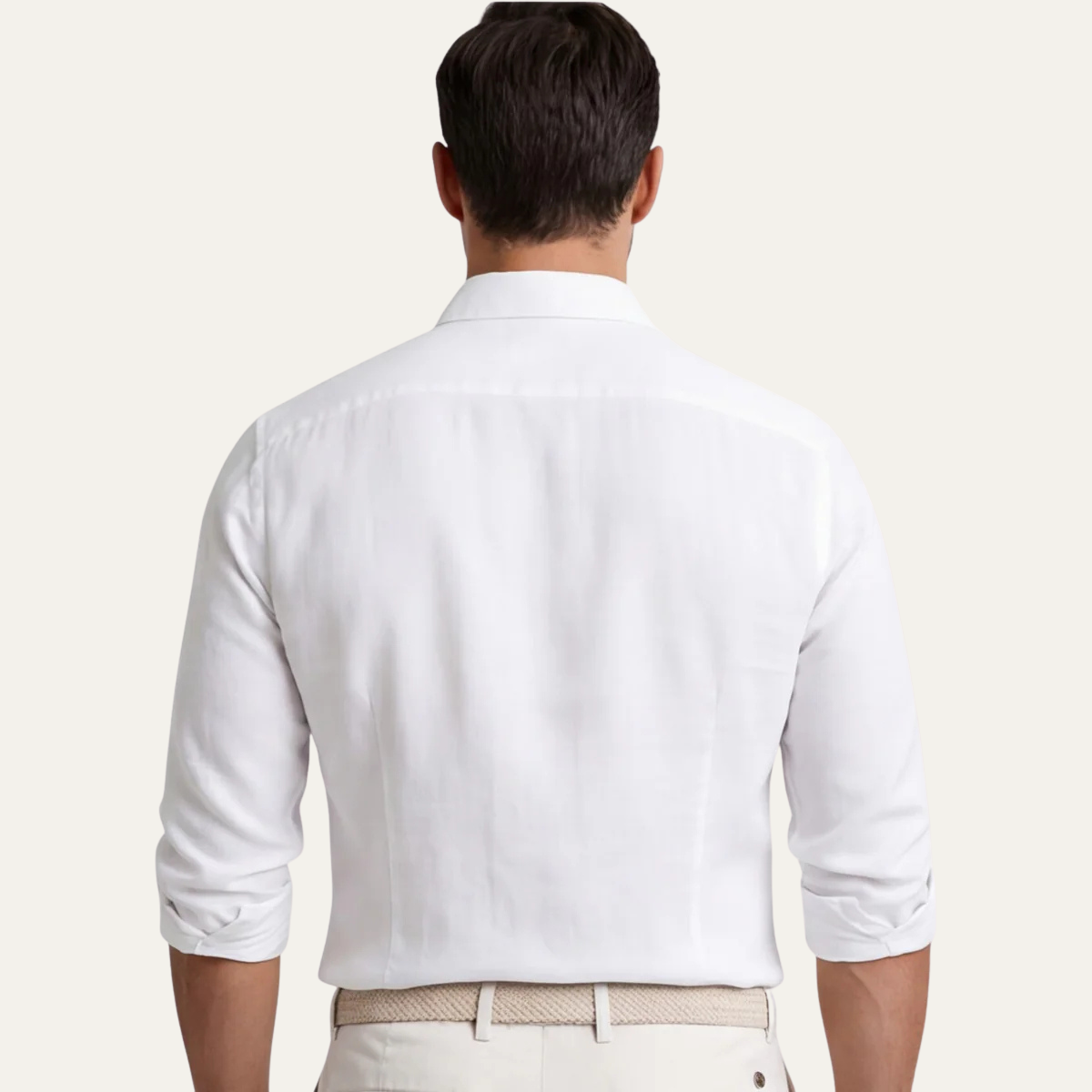 The Prescott Men’s Linen Cotton Blend Dress Shirt