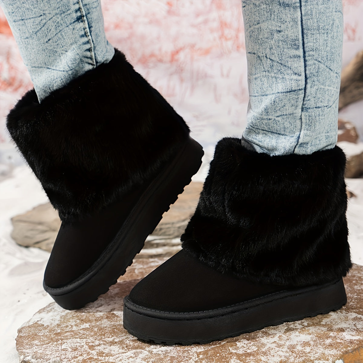 Elspeth | Cozy Winter Platform Boots
