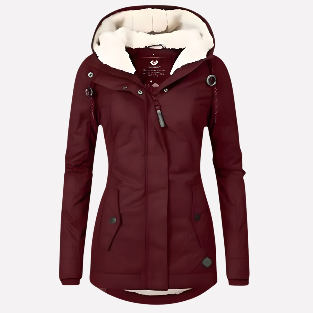 Cozy Hooded Winter Jacket with Insulated Lining