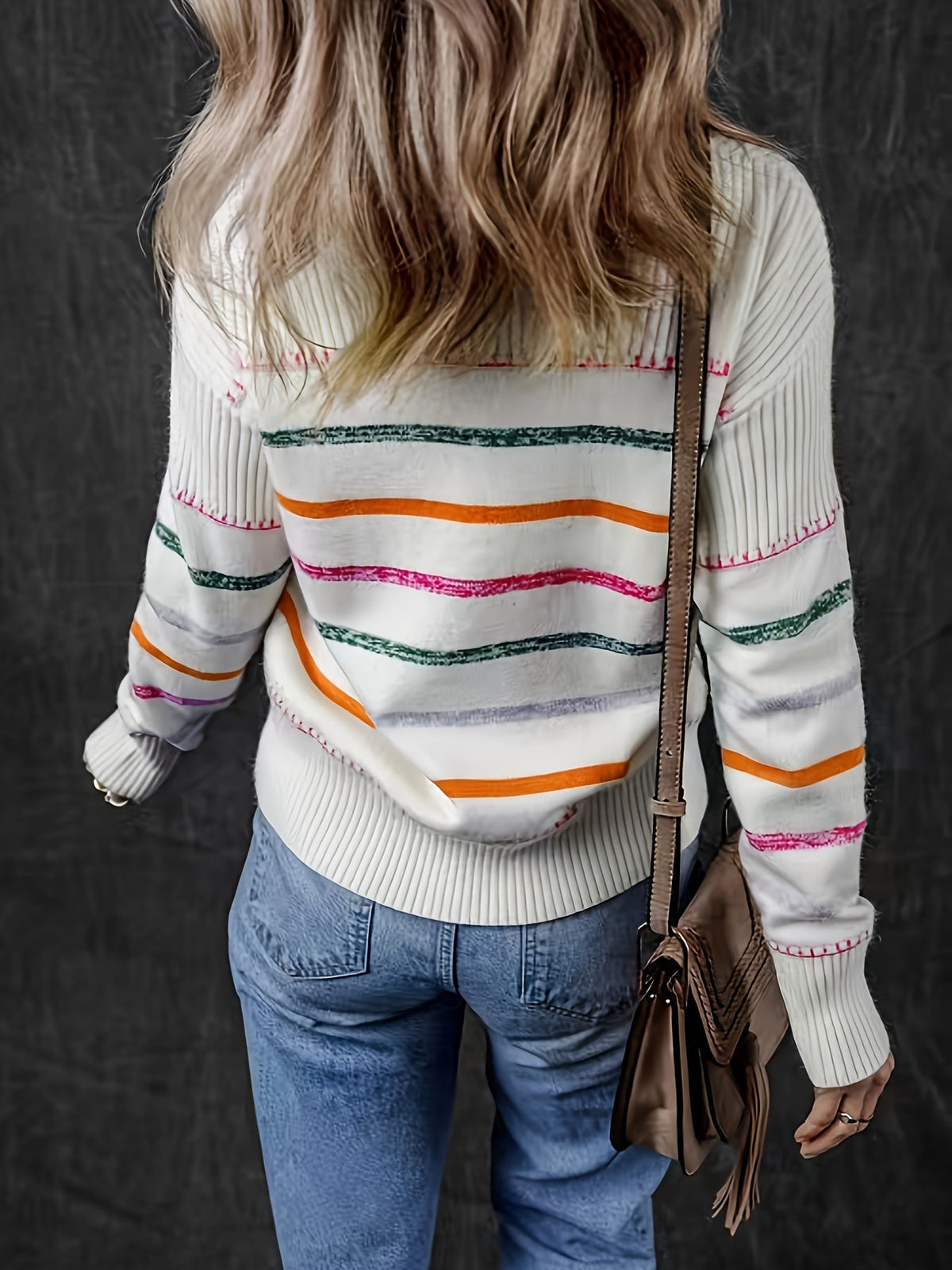 Nell | Color-Blocked Striped Sweater