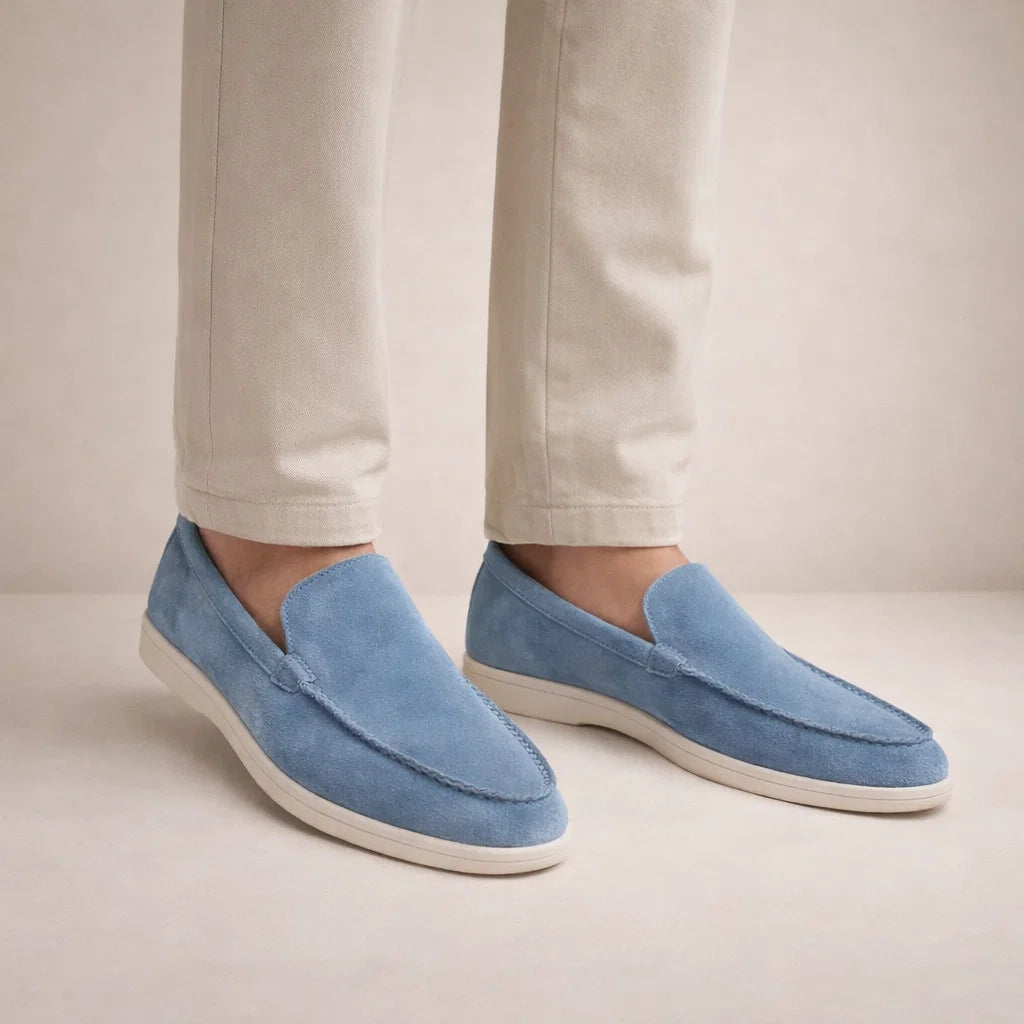 Casual loafers Men Regular Fit Leather Upper Slip-on Model