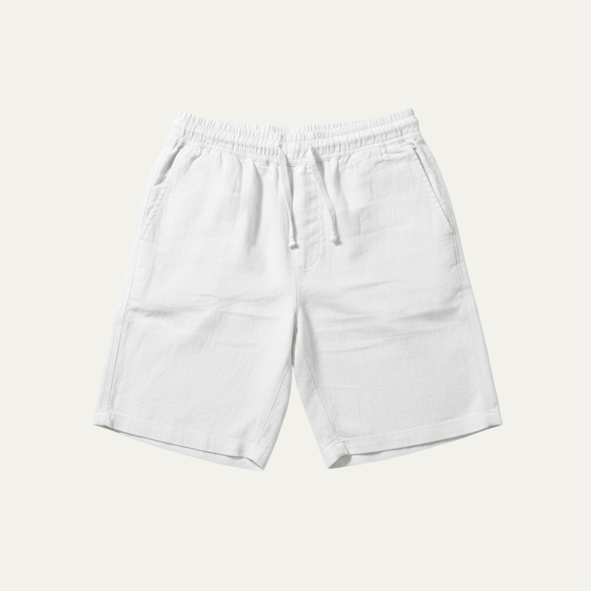 Linen Summer Drawstring Shorts for Men