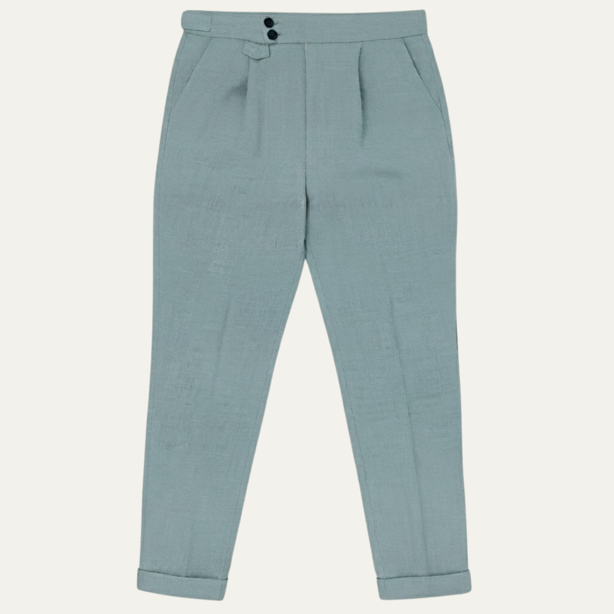 The Hobart Men’s Tailored High-Waisted Pleated Dress Trousers