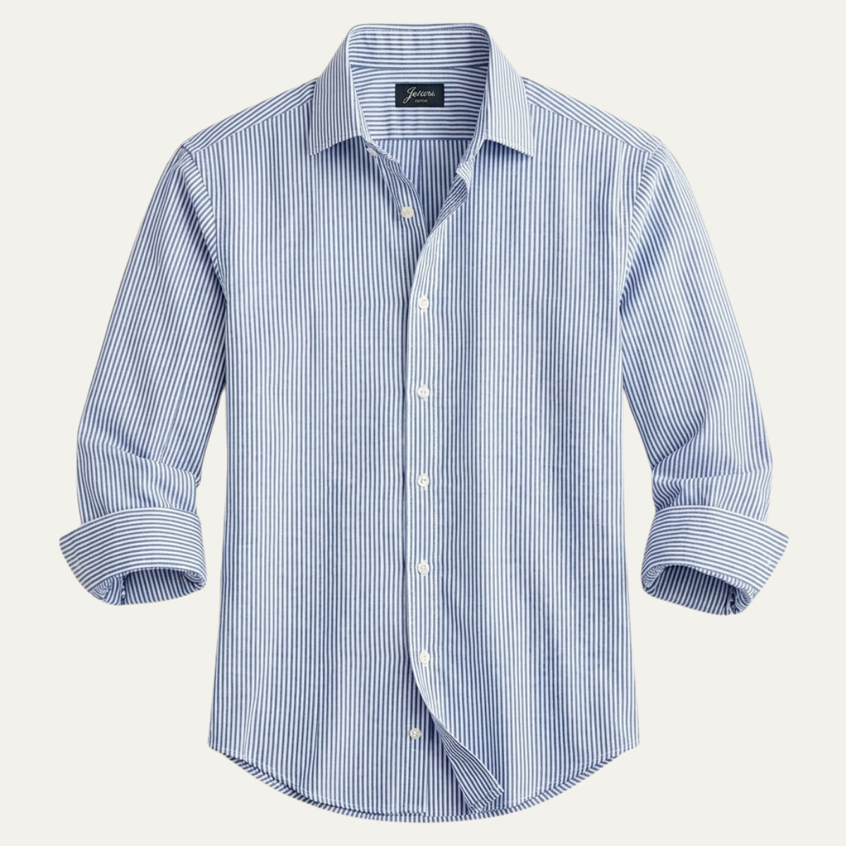 The Cody Men’s Smart Classic Striped Linen Shirt