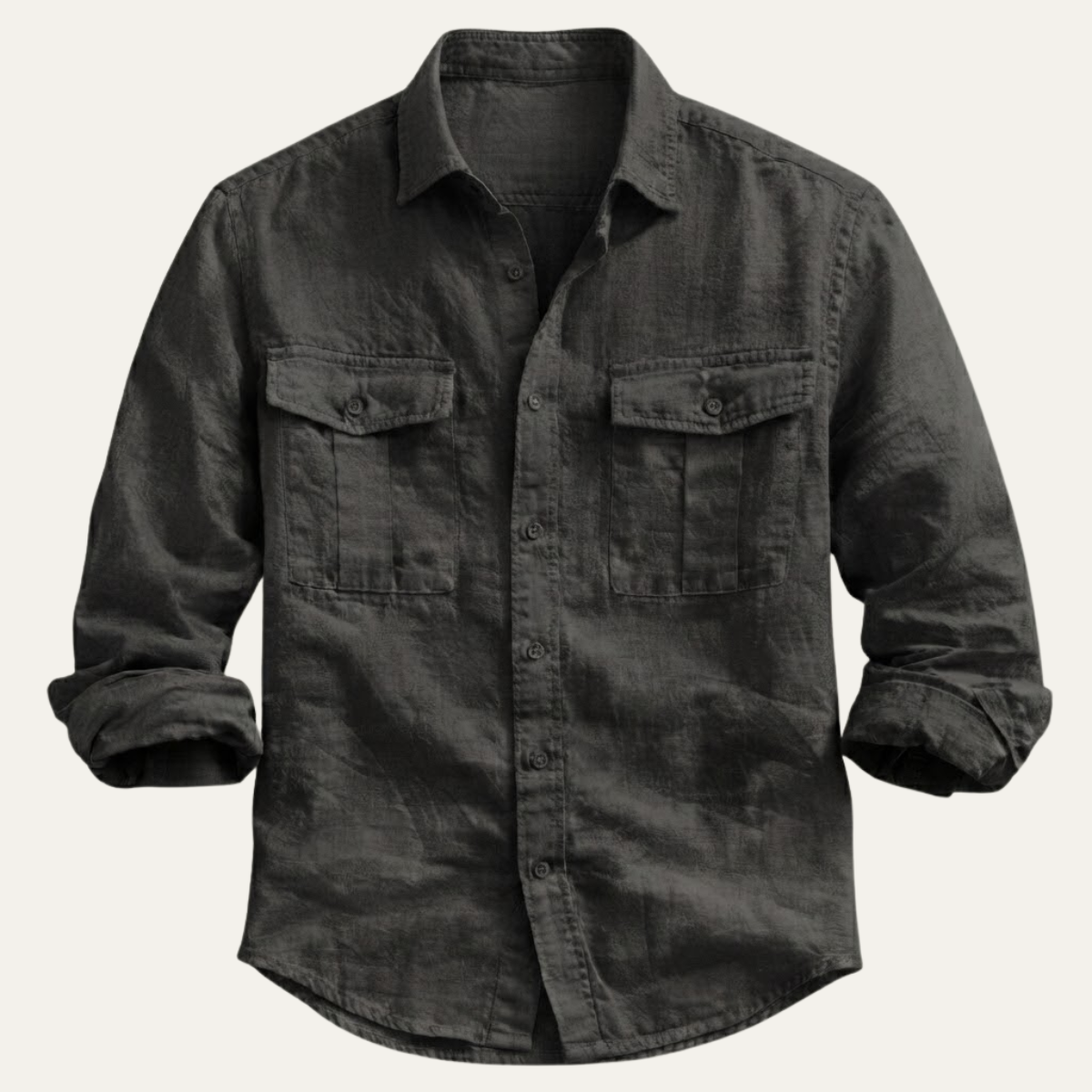 The Brera Men’s Casual Cotton Summer Linen Shirt