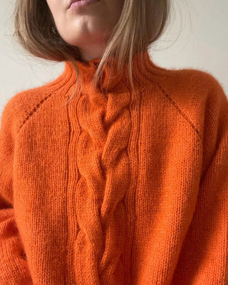 Raglan Sleeve Turtleneck Sweater