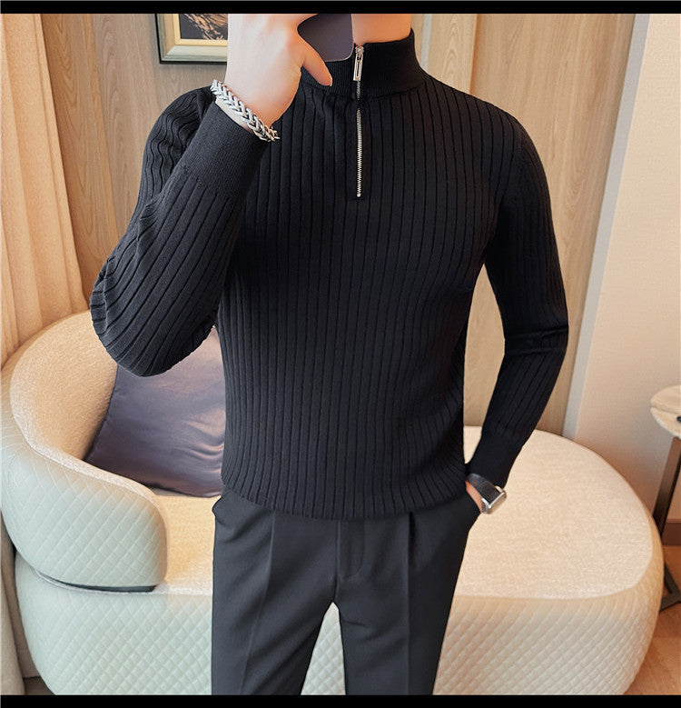 Knitted Collar Sweater