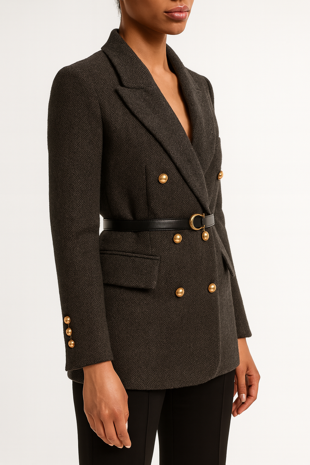 Victoire – Blazer with Belt Detail