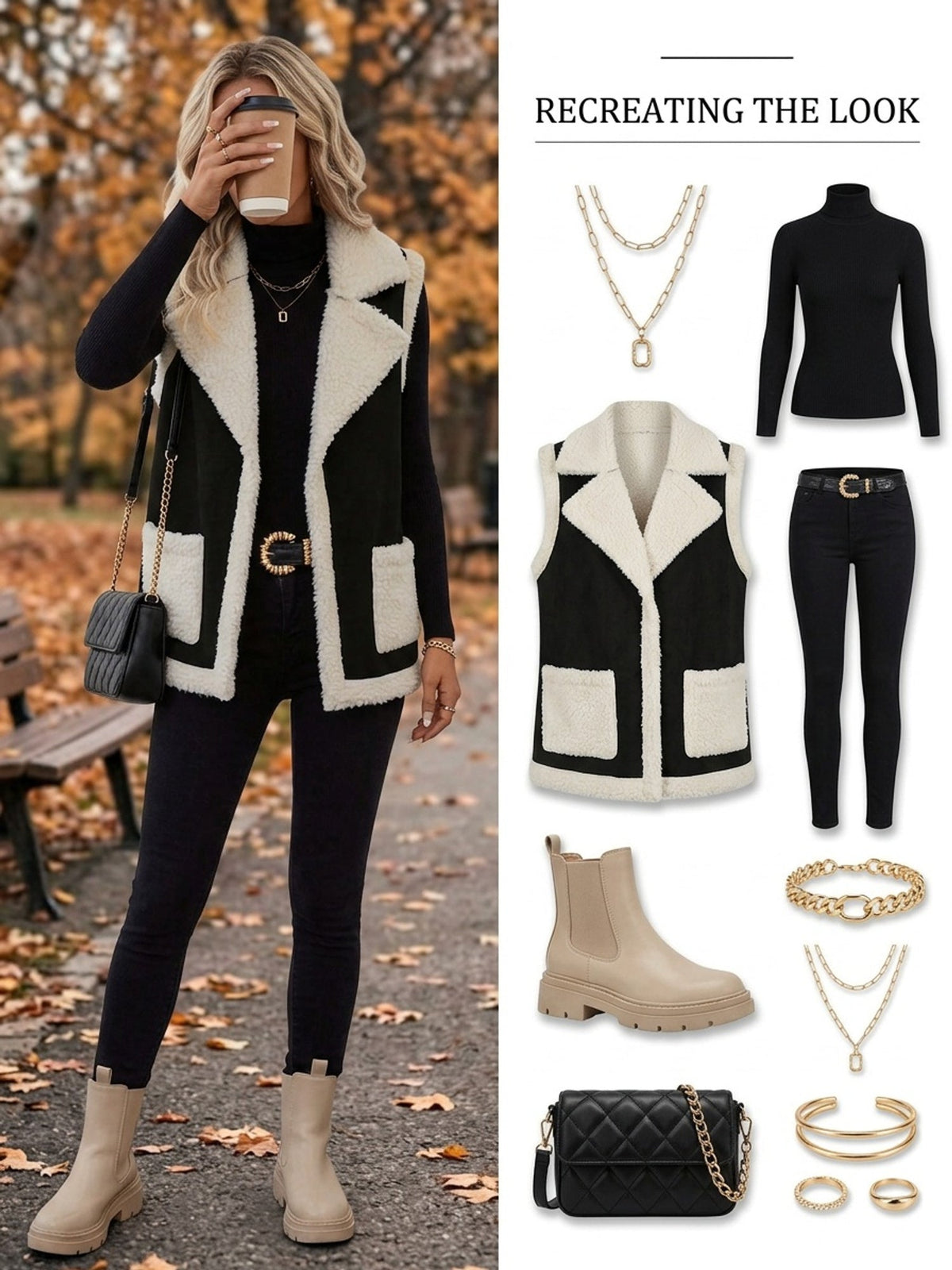Cecily | Cozy Lined Lapel Vest