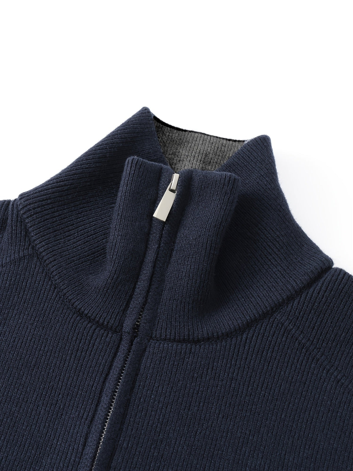 Winslow | Stand-Collar Zip-Up Cardigan