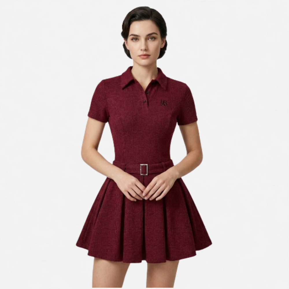 OLDMONEYLOOK | Women’s Classic Pleated Midi Dress