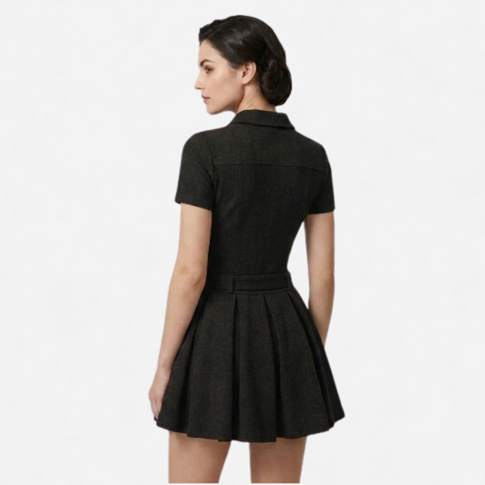 OLDMONEYLOOK | Women’s Classic Pleated Midi Dress