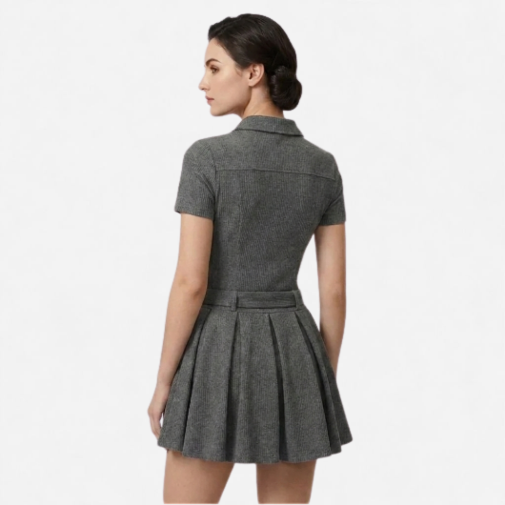OLDMONEYLOOK | Women’s Classic Pleated Midi Dress