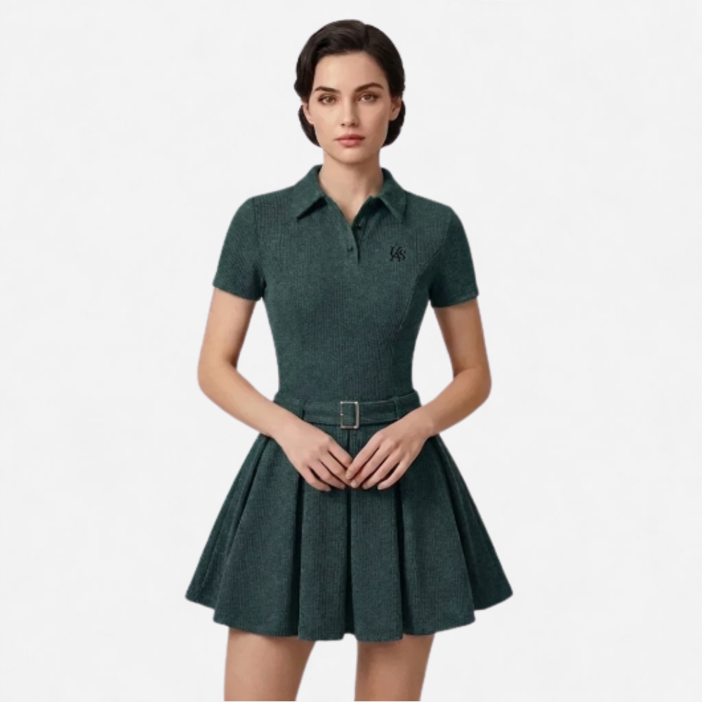 OLDMONEYLOOK | Women’s Classic Pleated Midi Dress