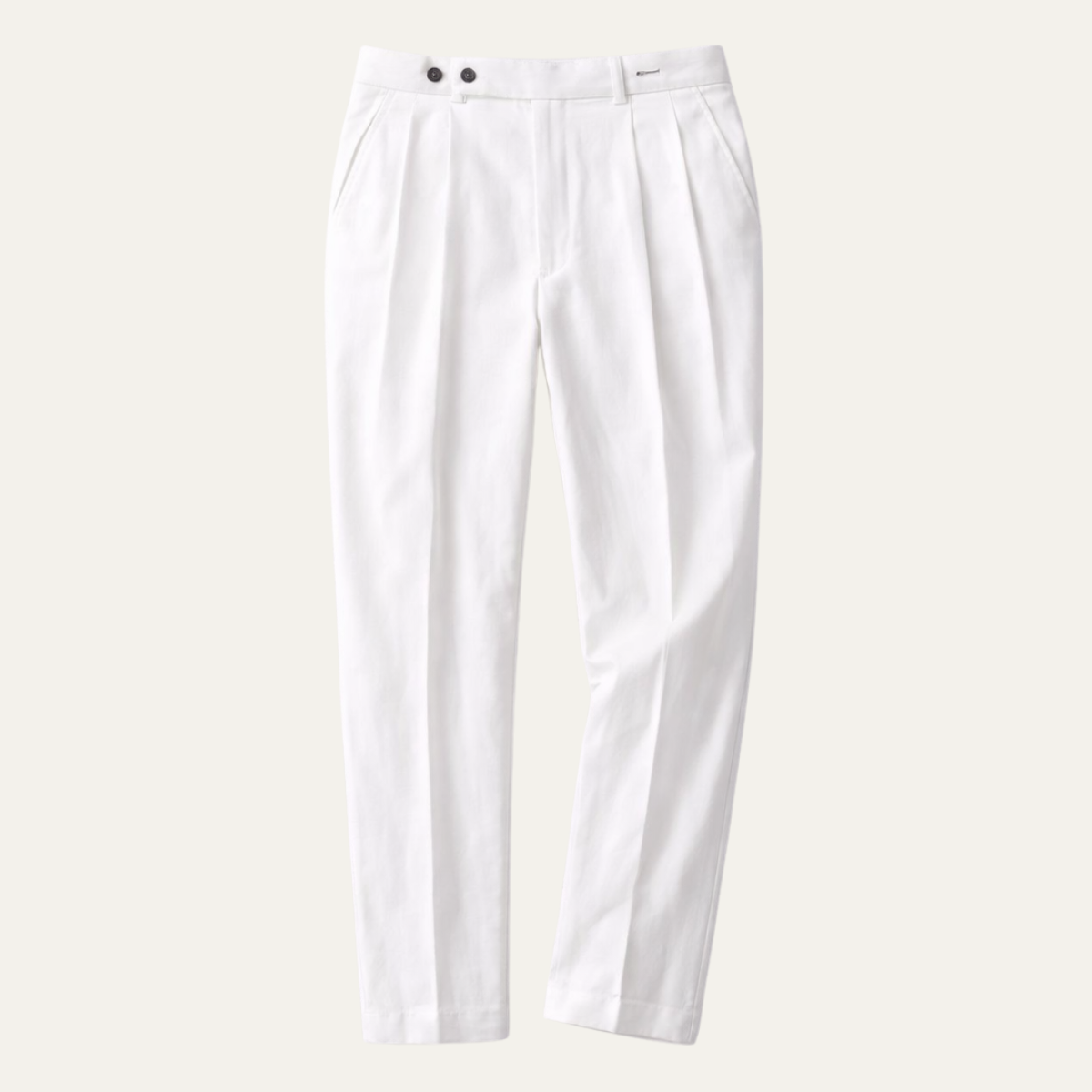 The Brianza Men’s Vintage High Waist Linen Dress Trousers