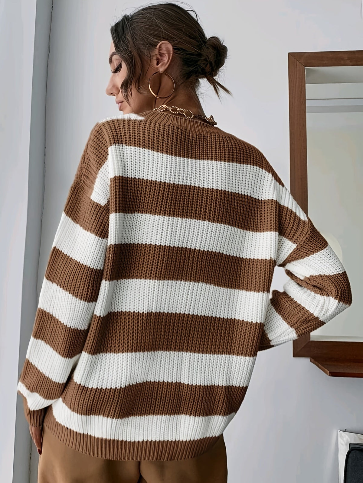 Brynn | Cozy Striped Knit Sweater