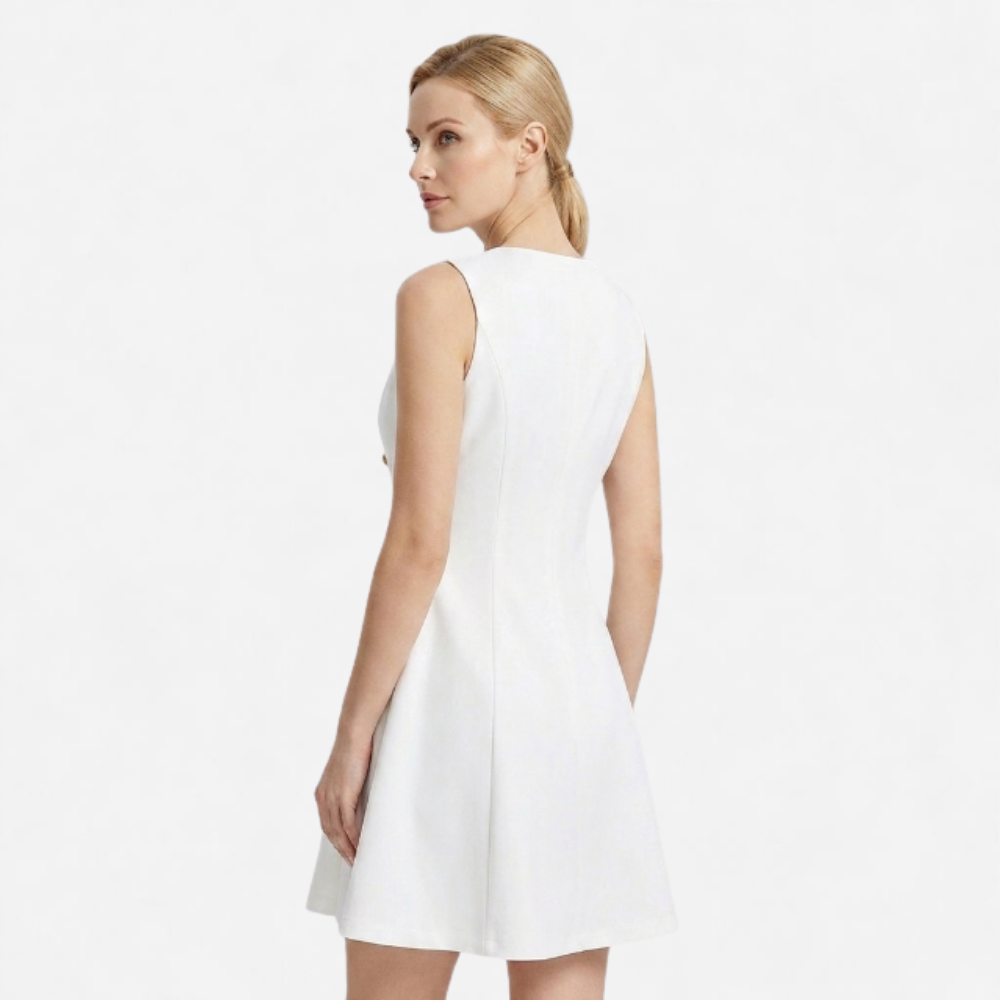 OLDMONEYLOOK | Women’s Heritage White A-Line Mini Dress