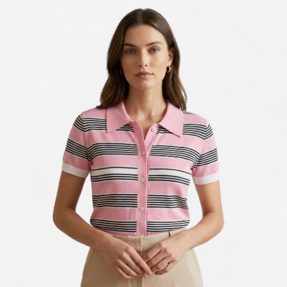 OLDMONEYLOOK | Women’s Classic Striped Summer Blouse