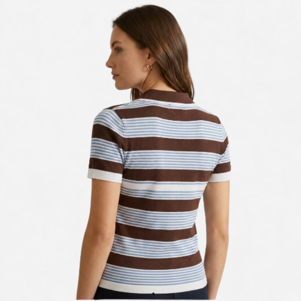 OLDMONEYLOOK | Women’s Classic Striped Summer Blouse