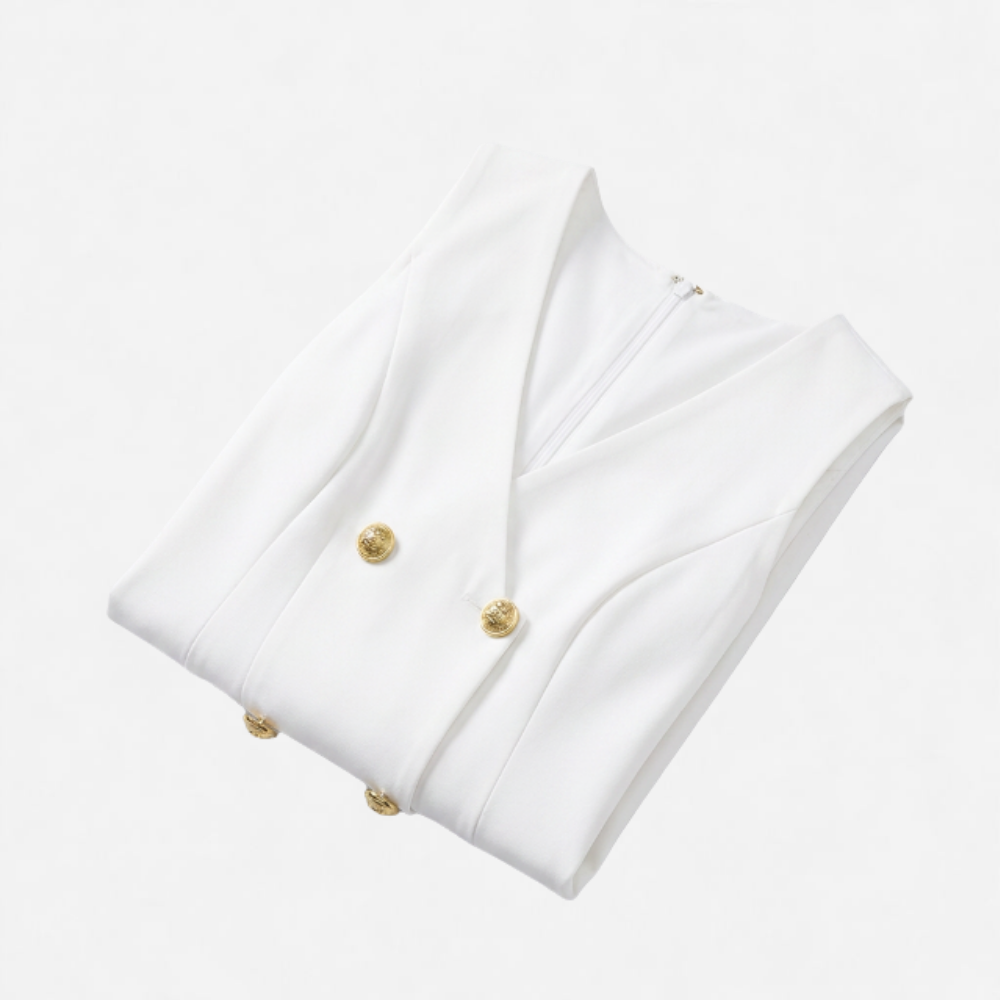 OLDMONEYLOOK | Women’s Heritage White A-Line Mini Dress