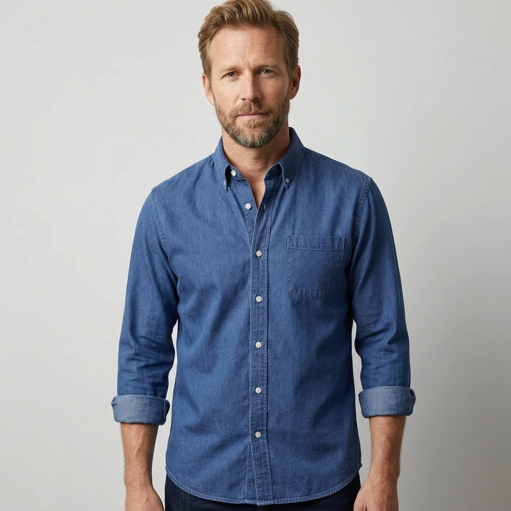 Shirt with Chest Pocket for Men
