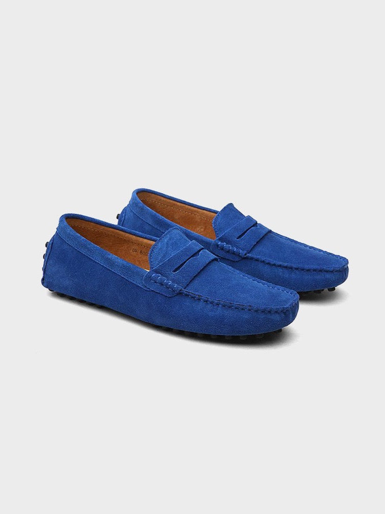 Suede Boat Loafers
