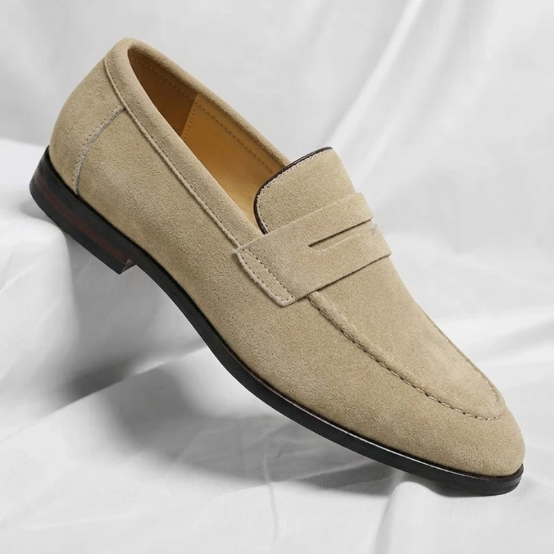 Marco Suede Penny Loafers