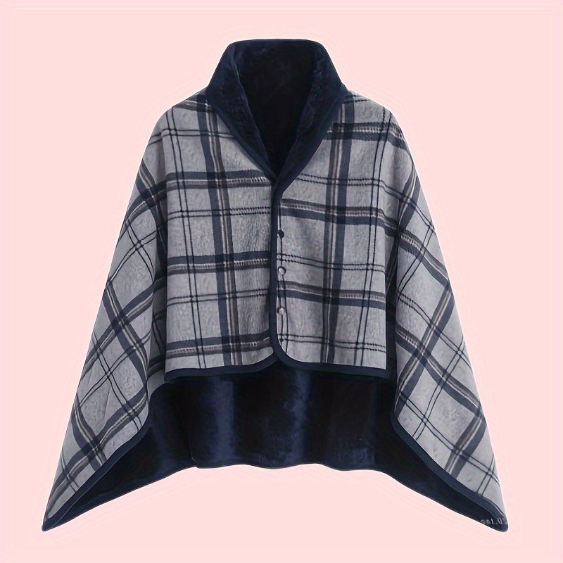 Rosamund | Cozy Plaid Wrap Scarf