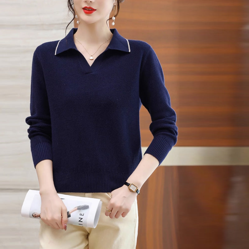 Collared Polo Sweater