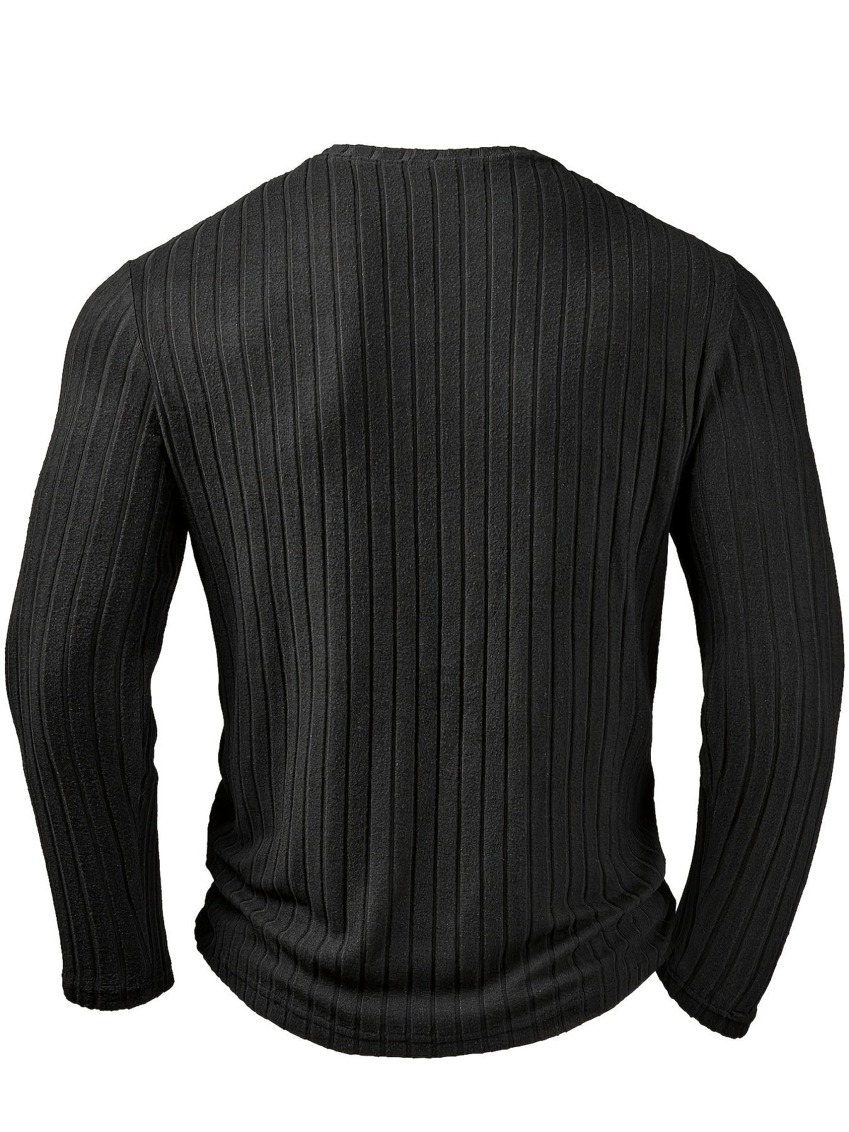 Bryce | Long Sleeve Ribbed V-Neck Top