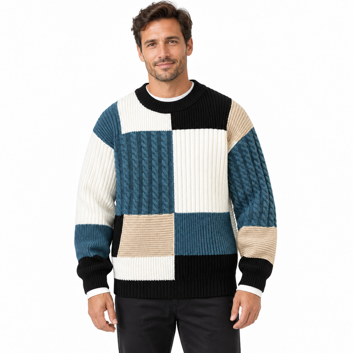 Nio Patch Sweater