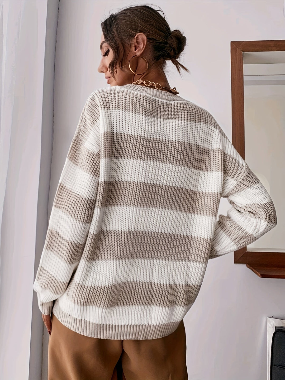Brynn | Cozy Striped Knit Sweater
