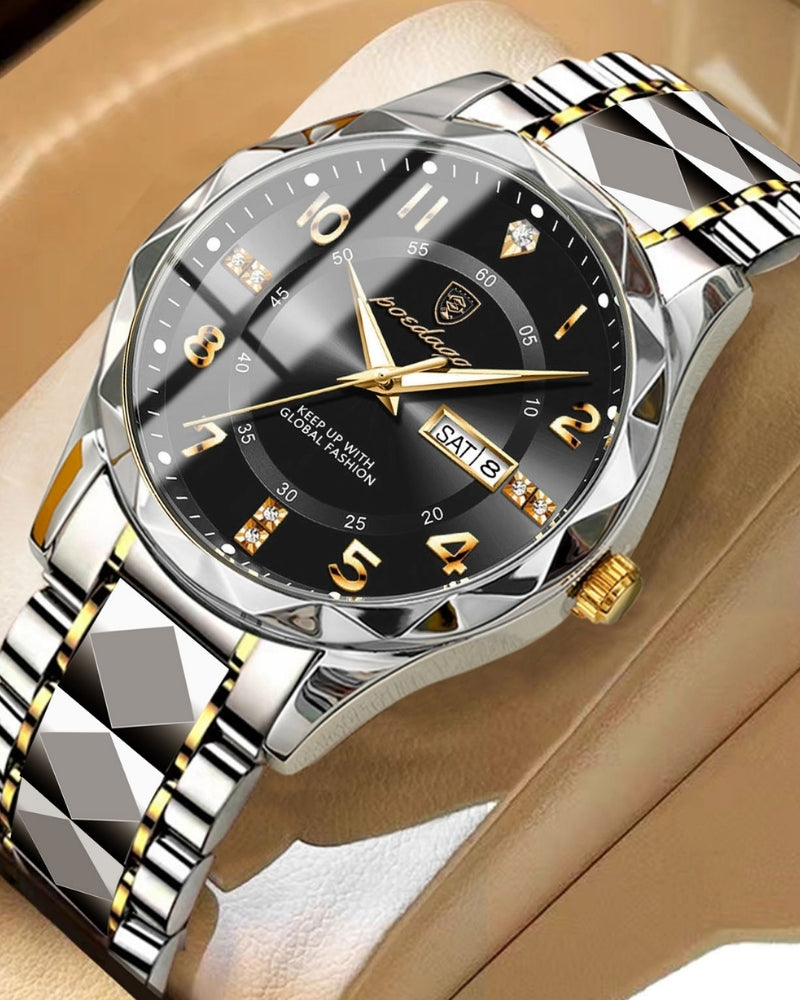 Classic Two-Tone Steel Watch