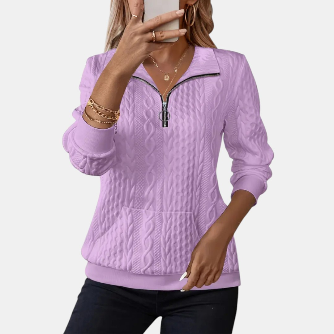 Ladies' Long Sleeve Jumper | Warmth and Style in One